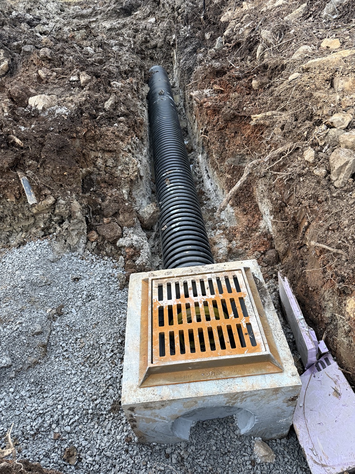 Septic system installation